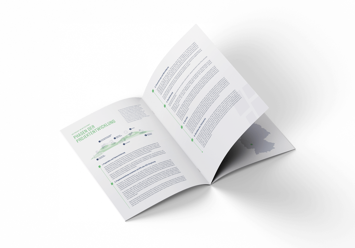 solargrün Webdesign Corporate Design Broschüre